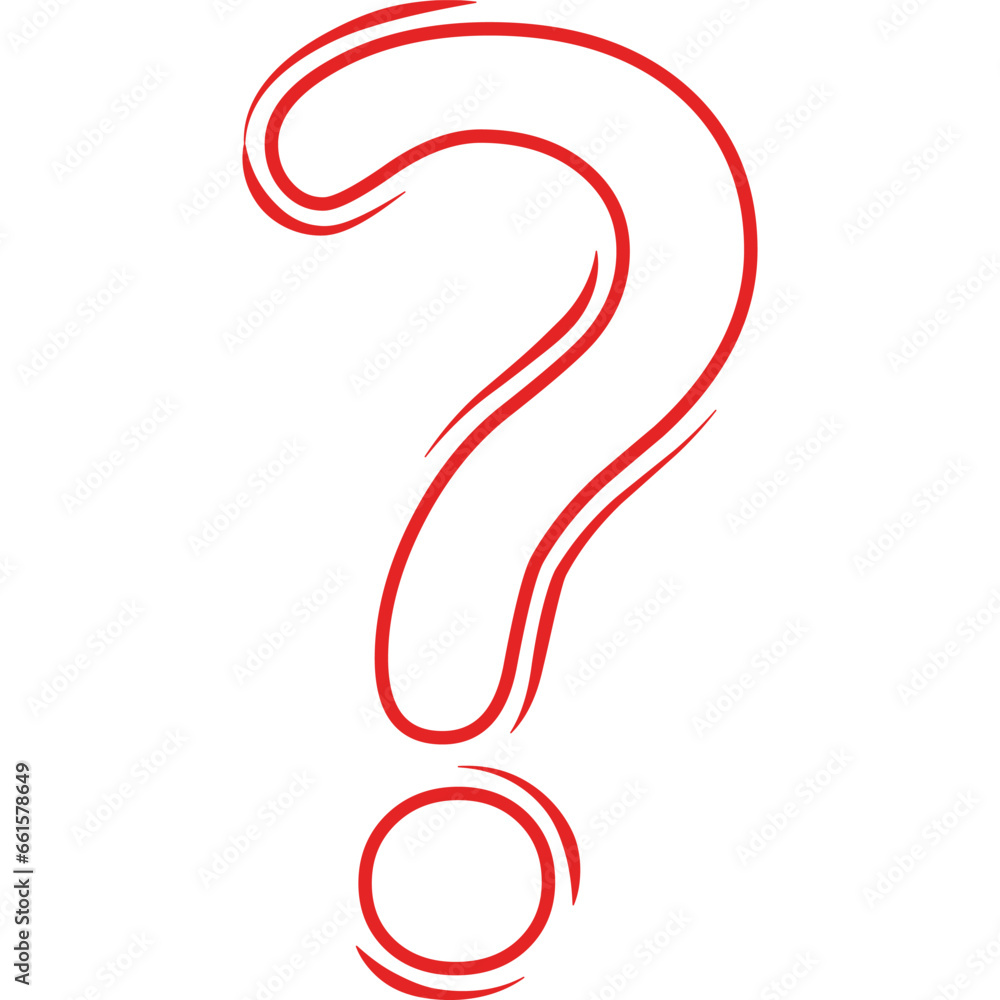 Question Mark Hand Drawn Question Mark Hand Drawn