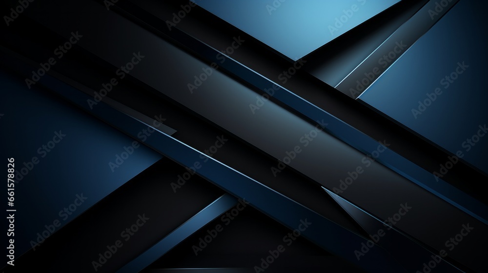 A contemporary abstract background in dark blue and black, characterized by minimalism and a sleek color gradient. This web banner features geometric shapes with a 3D effect A contemporary abstract background in dark blue and black, characterized by minimalism and a sleek color gradient. This web banner features geometric shapes with a 3D effect