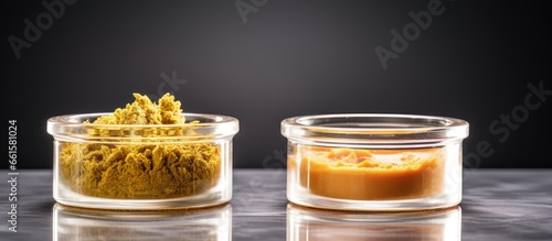 A potent medical extract of marijuana weighing two grams With copyspace for text