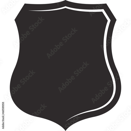 Shield Black Shape