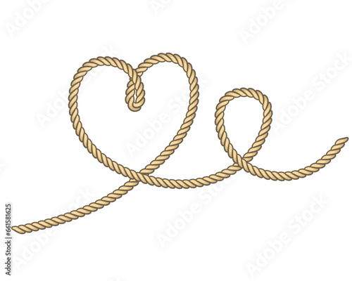 heart shaped rope