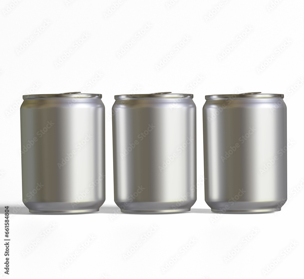 Small or mini Soda can metalic or aluminium realistic texture rendering 3D software illustration Small or mini Soda can metalic or aluminium realistic texture rendering 3D software illustration