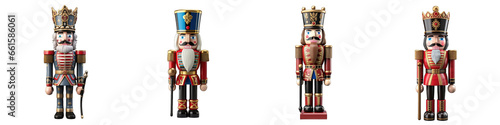 Christmas Nutcracker clipart collection, vector, icons isolated on transparent background