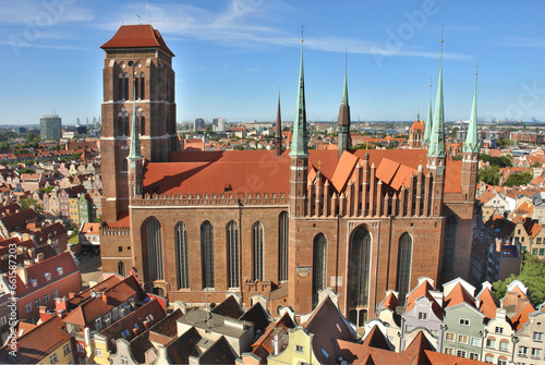 St. Mary's Basilica in Gdańsk, Poland