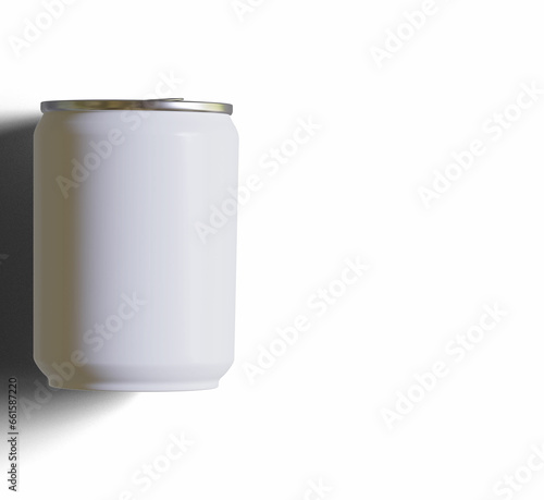 Small size or Mini size soda can with a solid texture and realistic render 3D