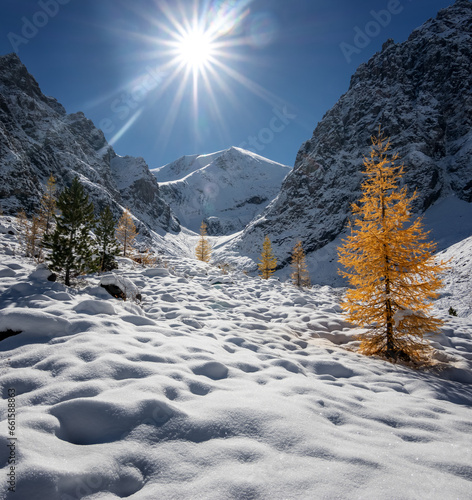 Gorny Altai in autumn, Russia September