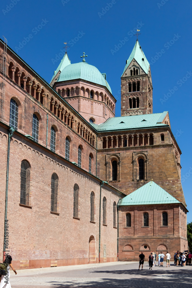View of the cathedral in Speyer, Germany
