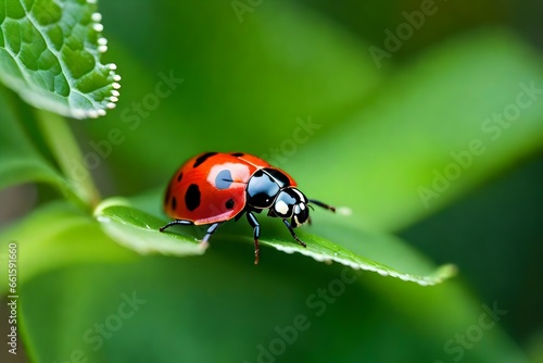 ladybird on a leaf © Sidra