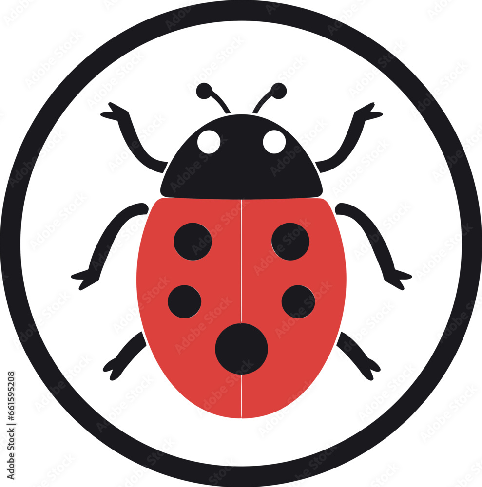 Elegant Bug in Darkness Logo Design Ladybugs Grace in Simplicity Badge Elegant Bug in Darkness Logo Design Ladybugs Grace in Simplicity Badge