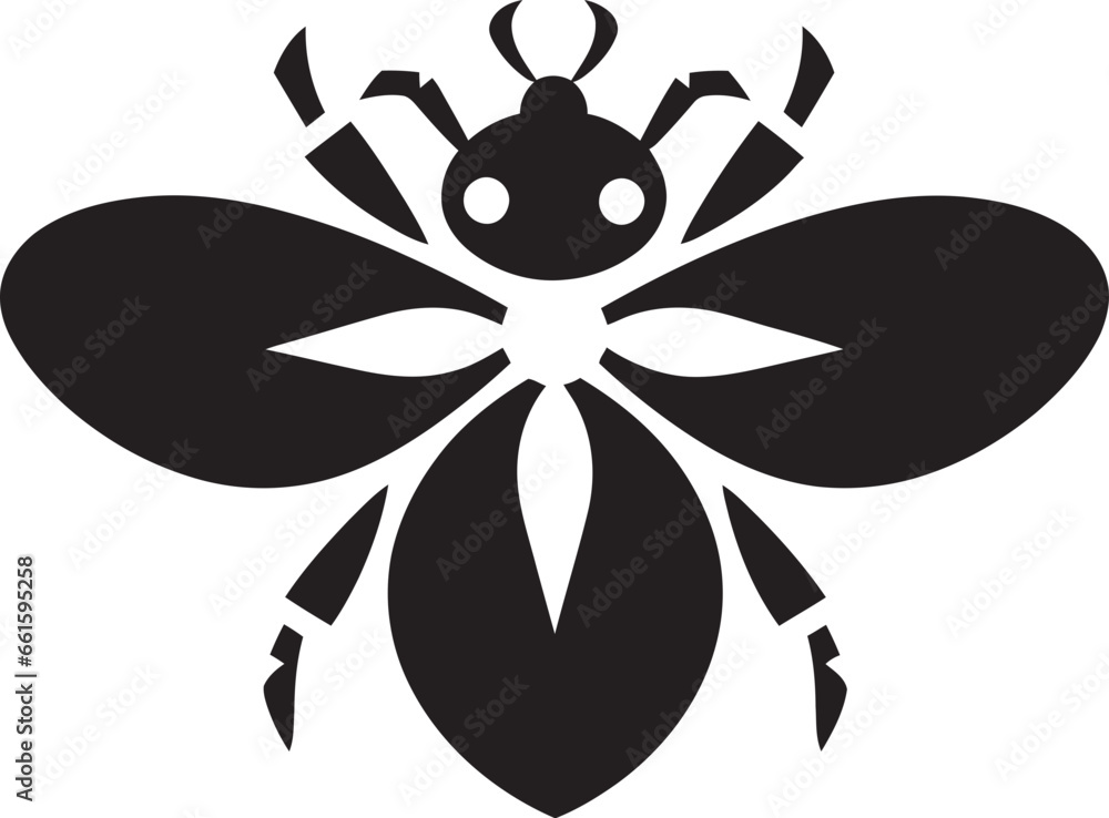 Nocturnal Majesty Monochrome Ladybug Profile Silhouette of a Crawling Insect Nocturnal Majesty Monochrome Ladybug Profile Silhouette of a Crawling Insect