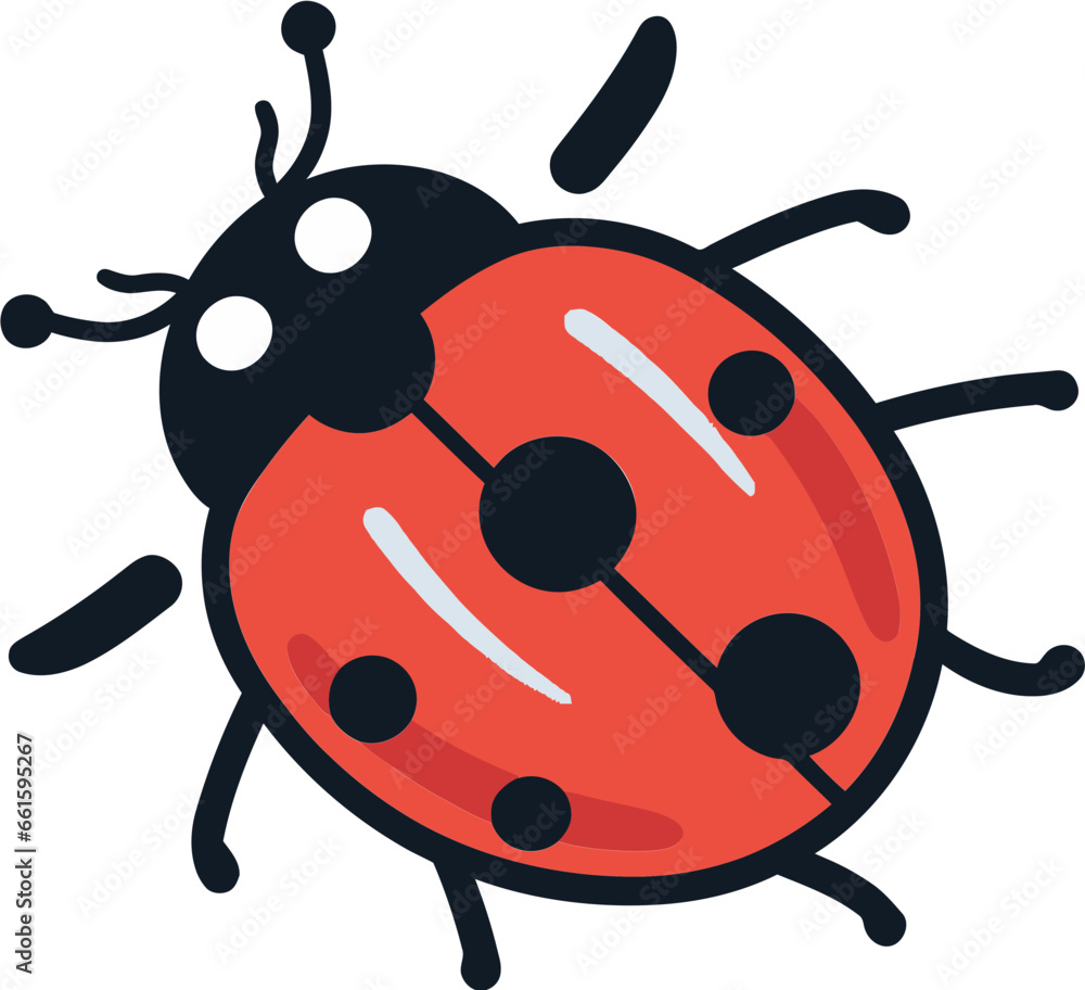 Artistic Minimalism of the Ladybug Monochrome Beauty of Spots and Wings Artistic Minimalism of the Ladybug Monochrome Beauty of Spots and Wings