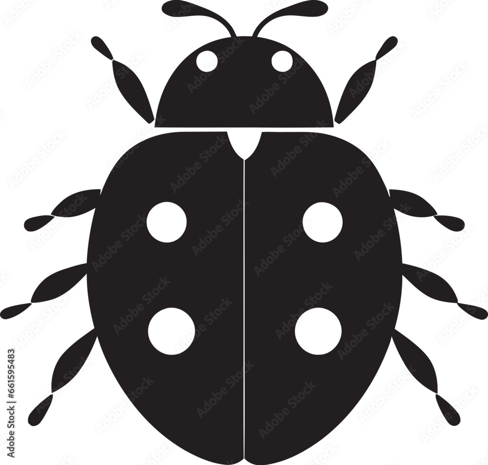 Timeless Beauty Abstract Ladybug Emblem Classic Insect Artistry Ladybug Mark in Monochrome Timeless Beauty Abstract Ladybug Emblem Classic Insect Artistry Ladybug Mark in Monochrome