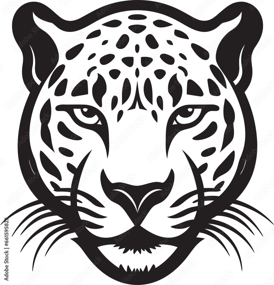 Untamed Grace Black Leopard Icon Prowess in Black Leopard Vector Emblem Untamed Grace Black Leopard Icon Prowess in Black Leopard Vector Emblem