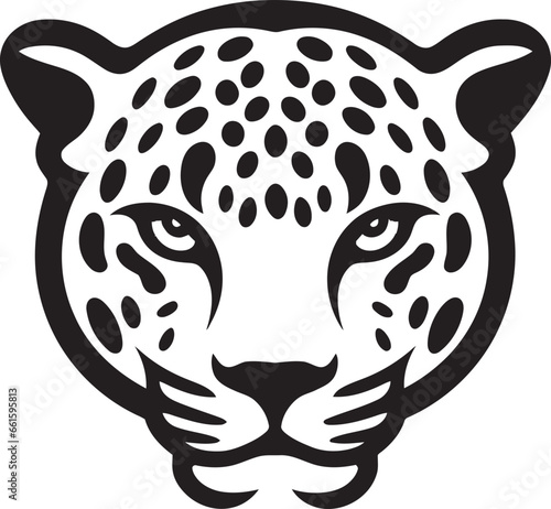 Vector Panther Black Leopard Logo Design Savage Beauty Black Leopard Emblem in Vector