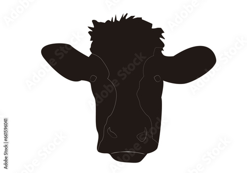 Icono de ganado ovino. Icono de vaca