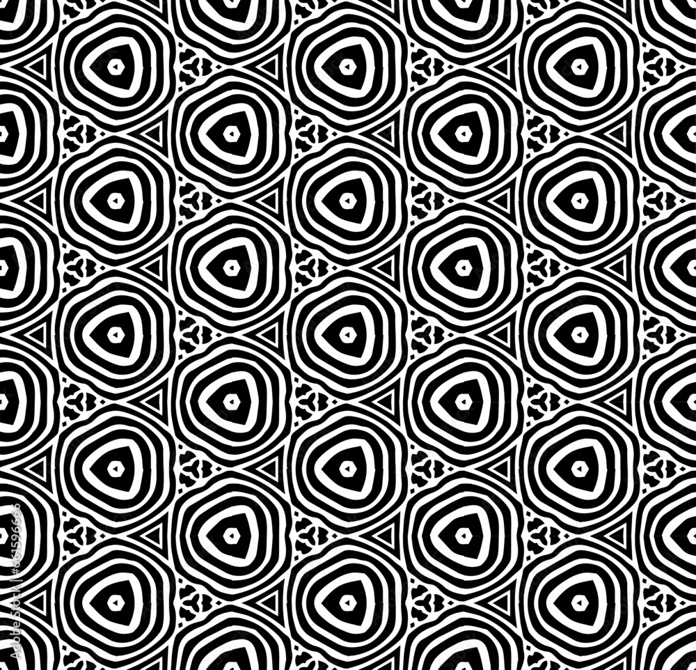 Black and white seamless abstract pattern. Background and backdrop. Grayscale ornamental design. Mosaic ornaments. Vector graphic illustration. EPS10. Black and white seamless abstract pattern. Background and backdrop. Grayscale ornamental design. Mosaic ornaments. Vector graphic illustration. EPS10.