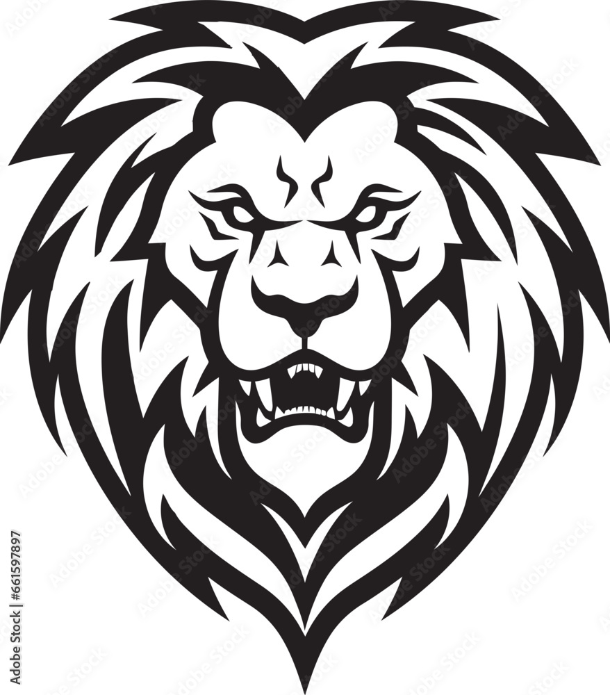 Proud Dominance Elegant Black Lion Icon Emblem The Lions Mark Black Vector Lion Logo Excellence