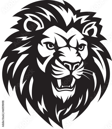 Wallpaper Mural Eclipse Majesty Vector Lion Logo in Black Epic Silence A Black Lion Design Icon Torontodigital.ca