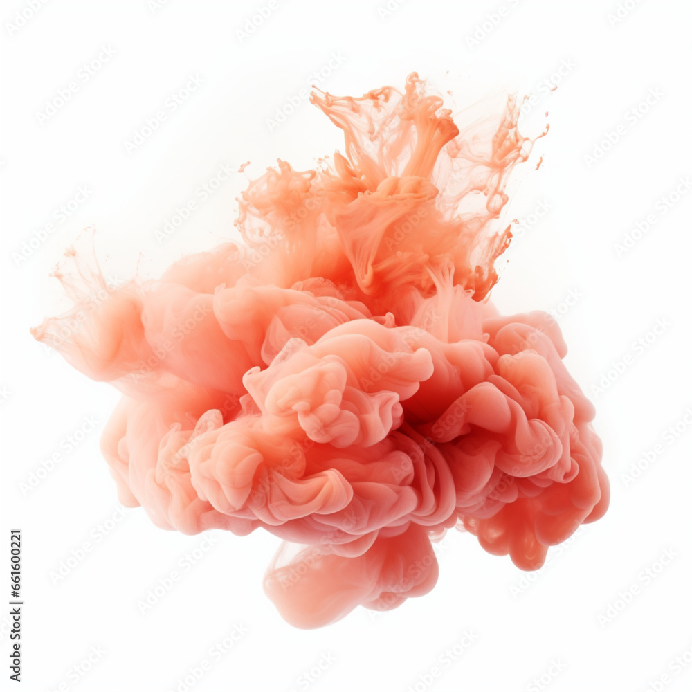 pink smoke cloud