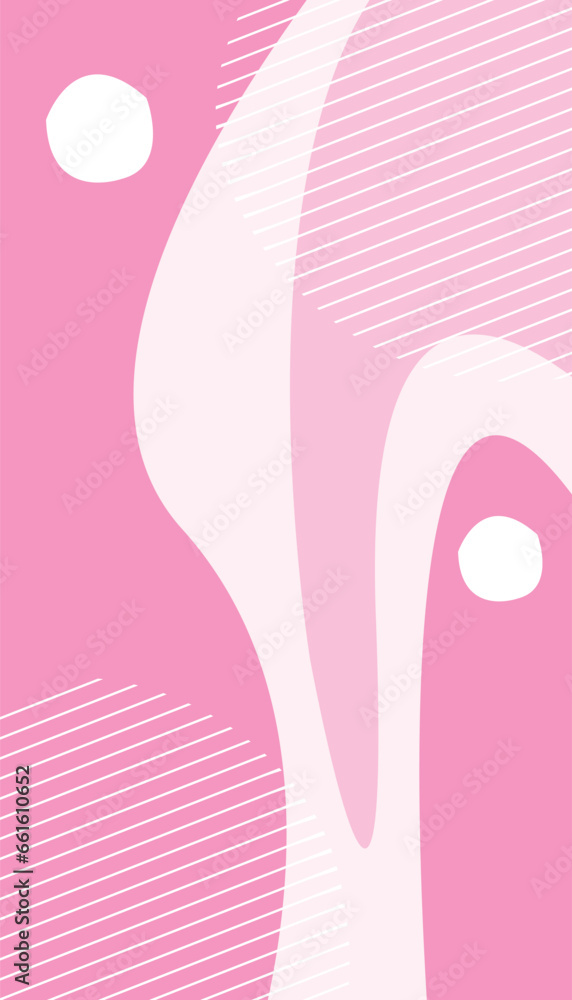 Abstract vector pattern. Pink doll style. Modern vector template for banner, cover, print, promotion, sale, greeting, web, page, header, landing, social media Abstract vector pattern. Pink doll style. Modern vector template for banner, cover, print, promotion, sale, greeting, web, page, header, landing, social media