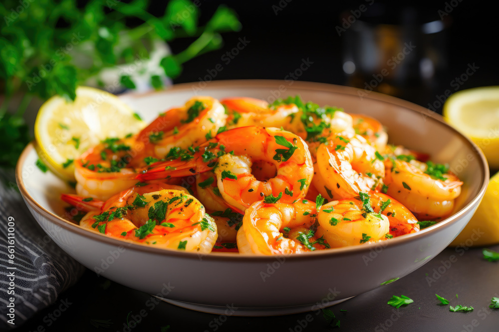 Mouthwatering Pink Shrimp Scampi Mouthwatering Pink Shrimp Scampi