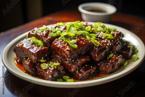 Savory Beef Short Ribs in Brown Sauce