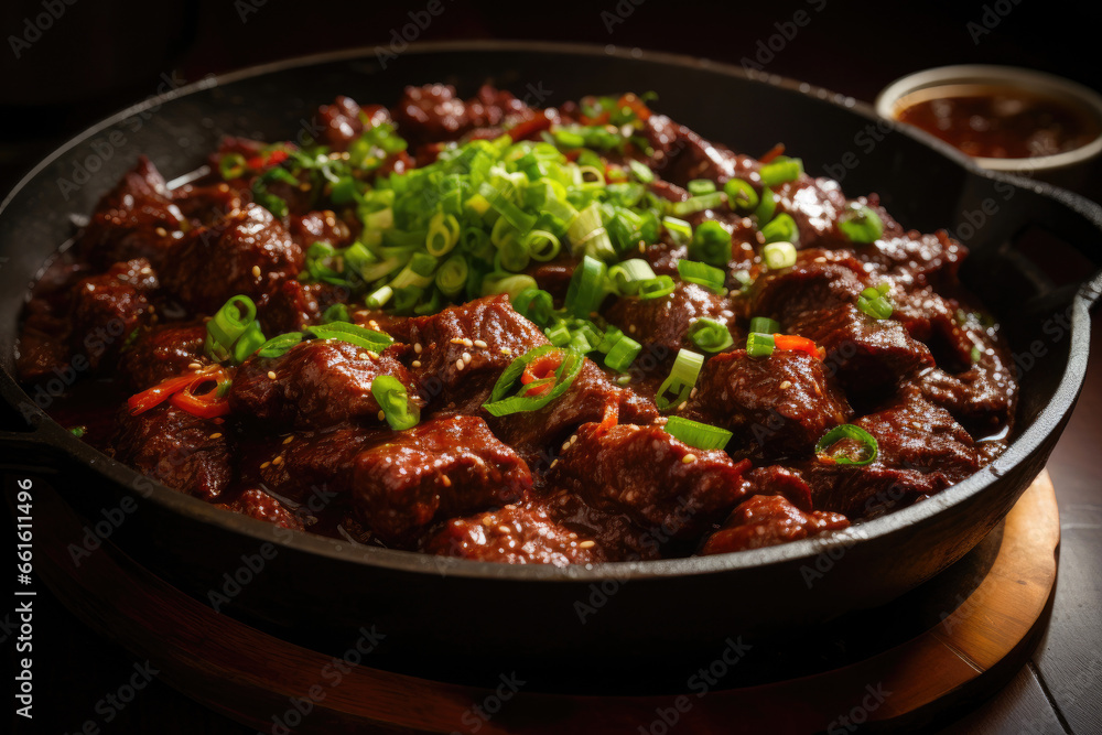 Gourmet Mongolian Beef with Sauce