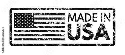 Made in the USA. Designation, logo, sign - vector illustration