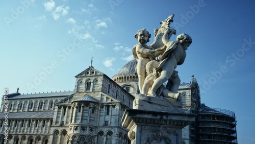 Fontana Dei Putti - Pisa, Italy photo