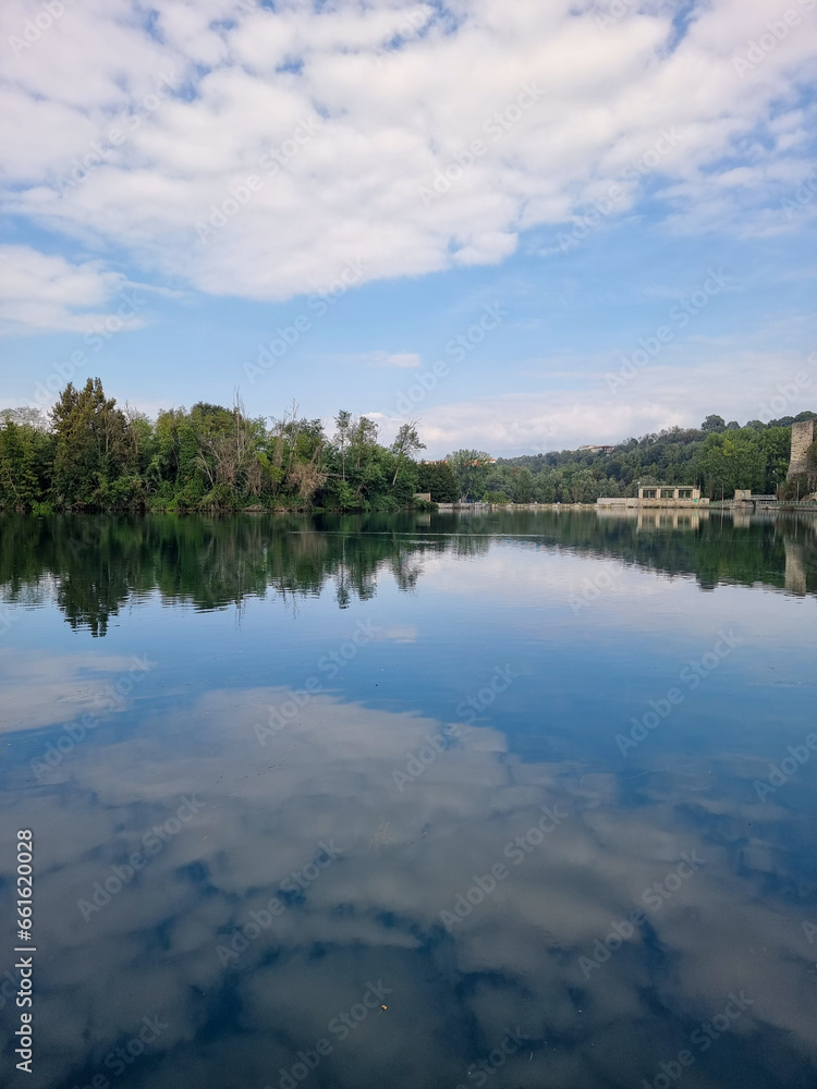 landscape with lake