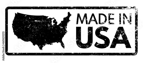 Made in the USA. Designation, logo, sign - vector illustration