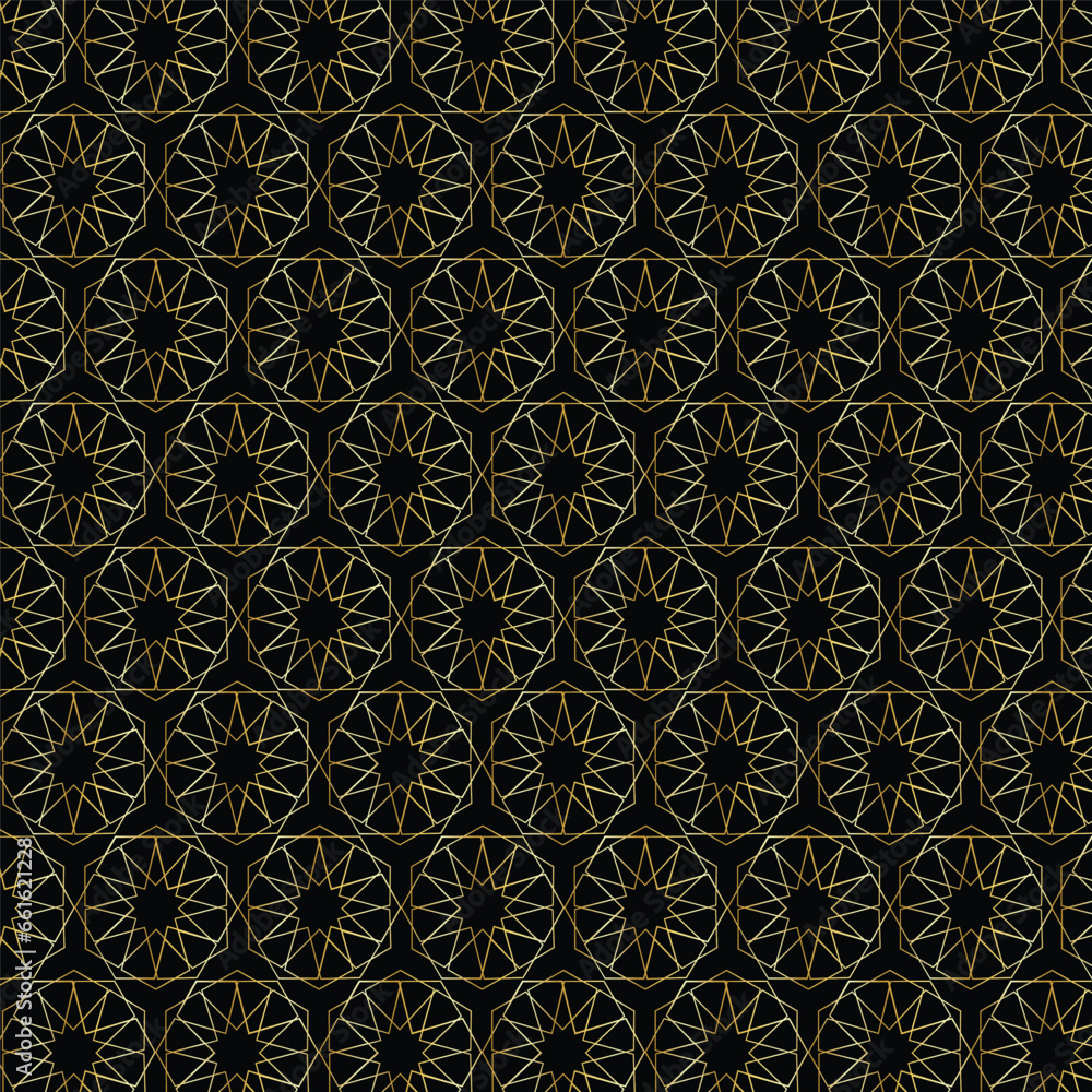 Arabic pattern seamless background. Geometric muslim ornament backdrop. vector illustration of islamic texture Arabic pattern seamless background. Geometric muslim ornament backdrop. vector illustration of islamic texture
