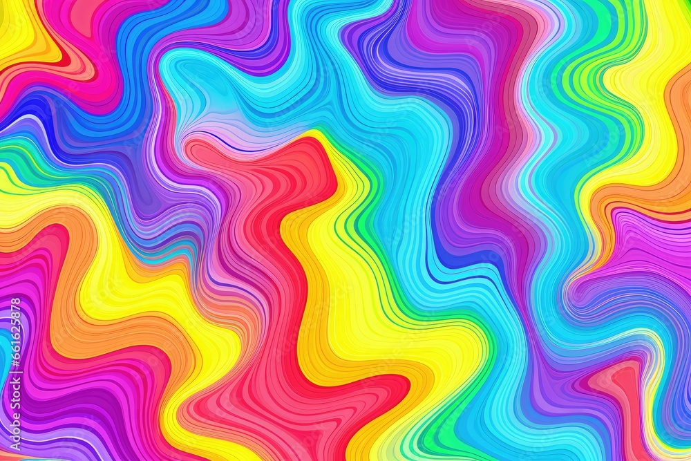 abstract colorful background with waves - generative ai abstract colorful background with waves - generative ai