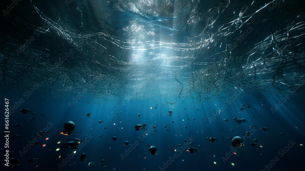 Mystical Ocean Depths, generative ai Mystical Ocean Depths, generative ai