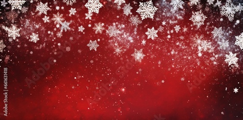 Chrismas background, red Christmas background with white snowflakes, Red Christmas background, Christmas banner