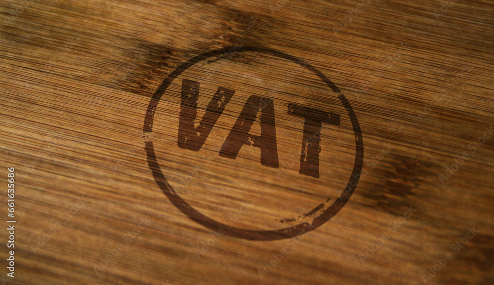 VAT value-added tax stamp and stamping VAT value-added tax stamp and stamping
