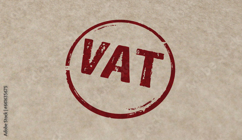 VAT value-added tax stamp and stamping