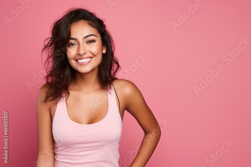 Young woman smile face portrait