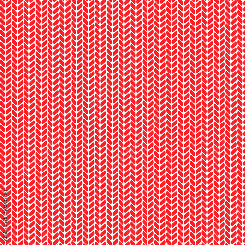 Knitted pattern, knitted sweater effect
