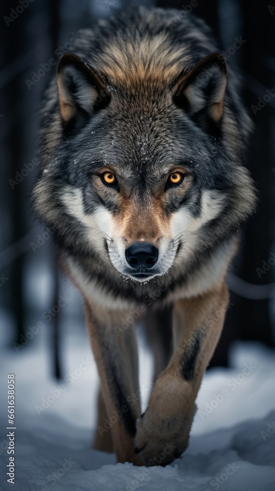 portrait of lone wolf wallpaper portrait of lone wolf wallpaper