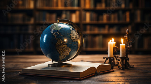the illuminated globe