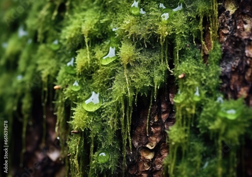  Weathered Tree Cloaked in Rain-Drenched Moss   Generativ Ai 