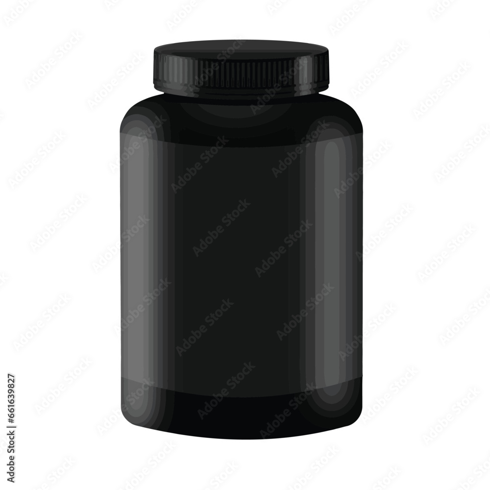 Black pill bottle mockup Black pill bottle mockup