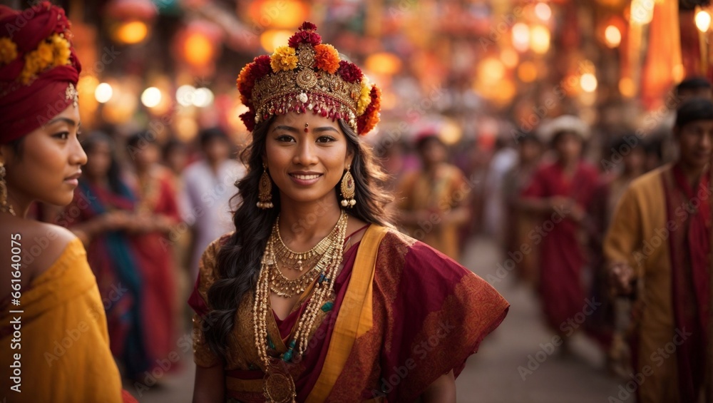 Elegance and Diversity: Portraits of Indian Women Worldwide