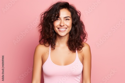 Young woman smile face portrait