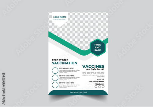 Modern Vector medical corporate healthcare flyer template layout,medicare, pharmacy flier,cleaning service, doctor leaflet, construction flyer, nurse a4 business flyer in illustrator