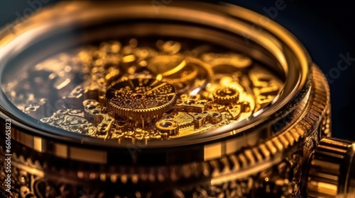 Vintage Timekeepers: Exploring the Historical Allure of Metal Coinage, generative AI