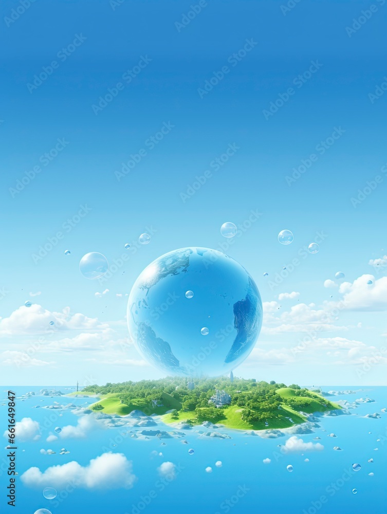 World Ozone day background, , generative ai World Ozone day background, , generative ai