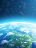 World Ozone day background, , generative ai