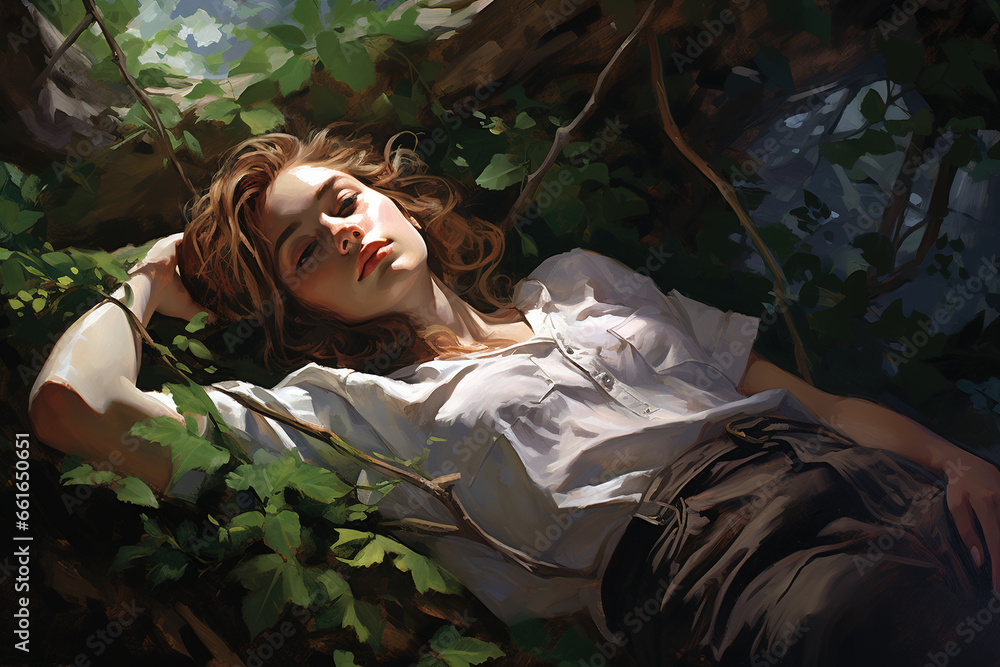 Fotografie Resting Woman